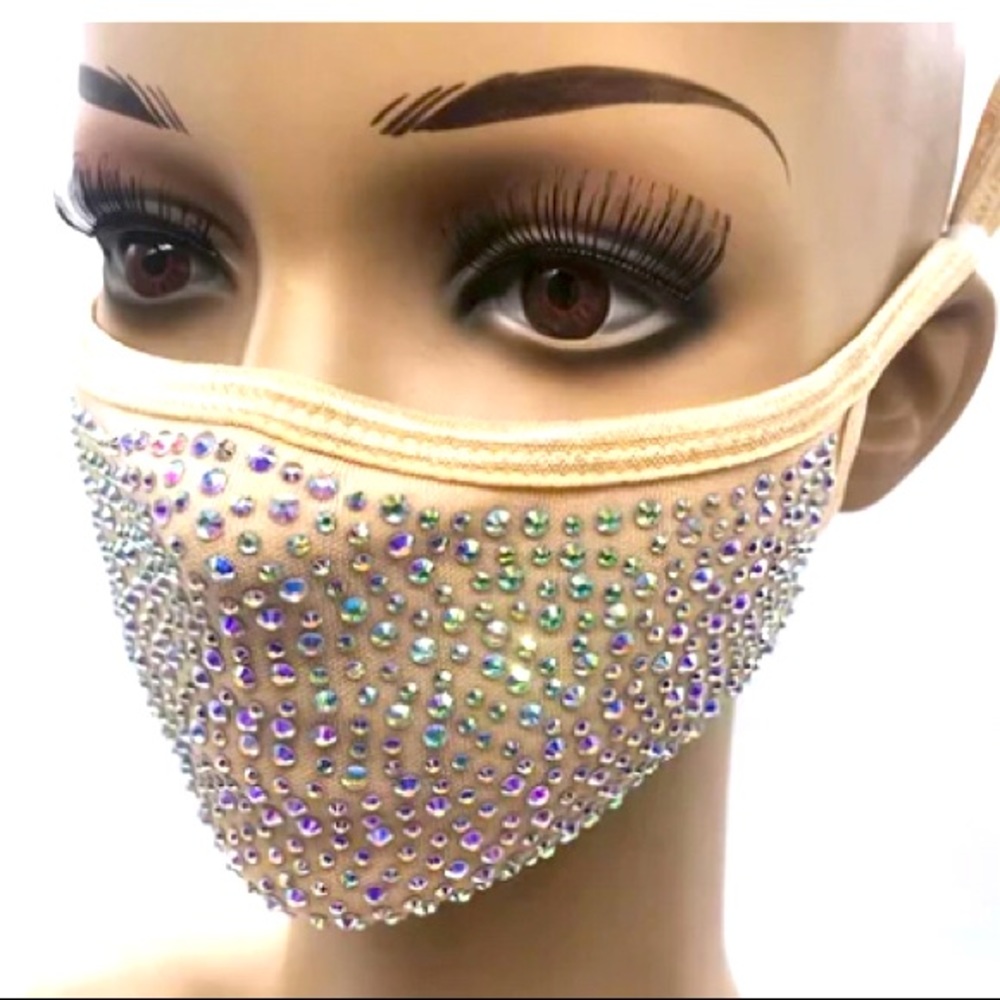 Lightweight Crystal Face Mask